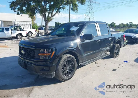 2024 Ford F-150 Stx from USA, damaged, VIN 1FTEW2KP8RKE16888